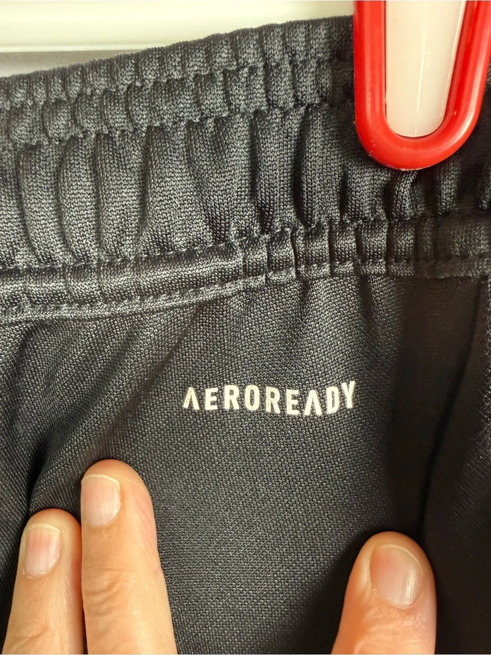 Adidas Aeroready Mens Sereno Slim Tapered-Cut 3-Stripes Pants Black/Gold Sz M